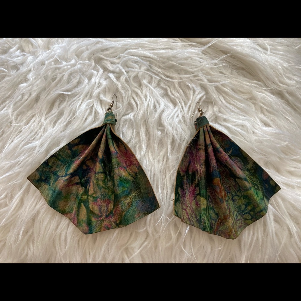 Custom Earrings Soft leather